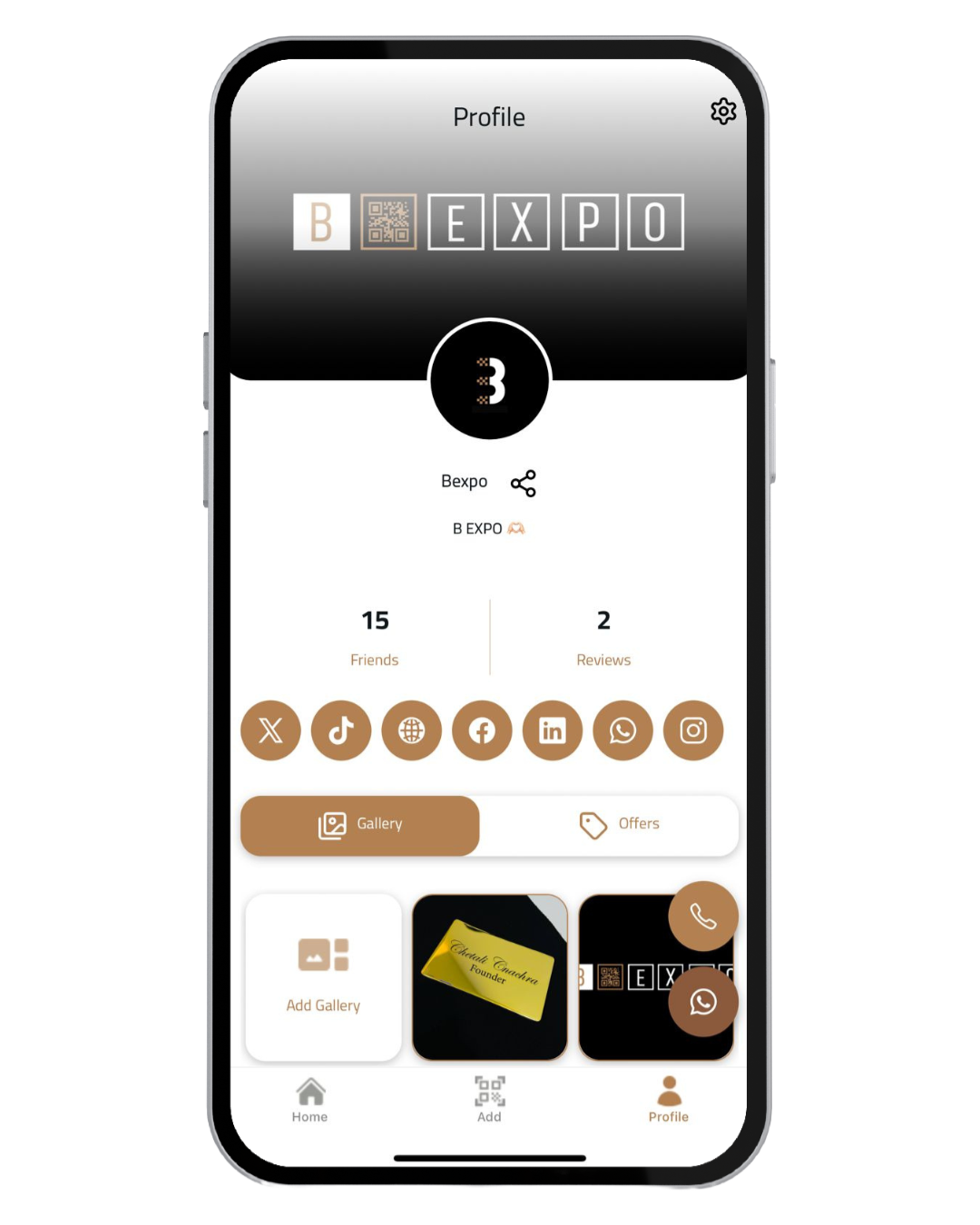 B-Expo App Interface